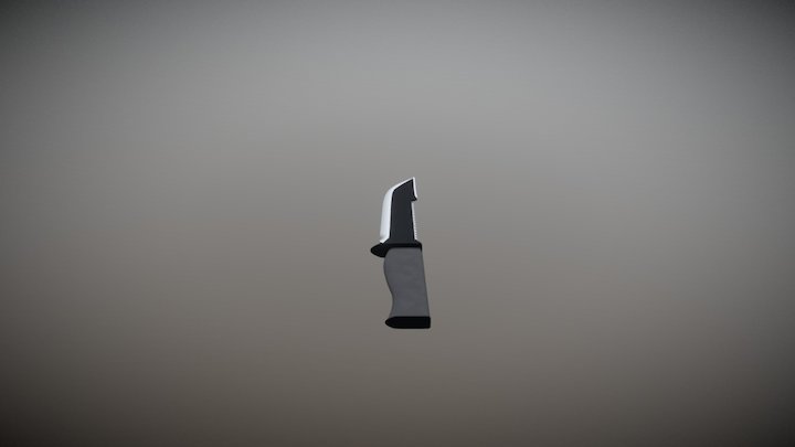 survival knife 3D Model