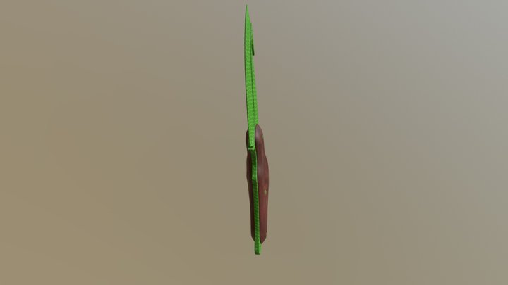 Gut Knife | Cherry Leaf (Non-Cherry) 3D Model
