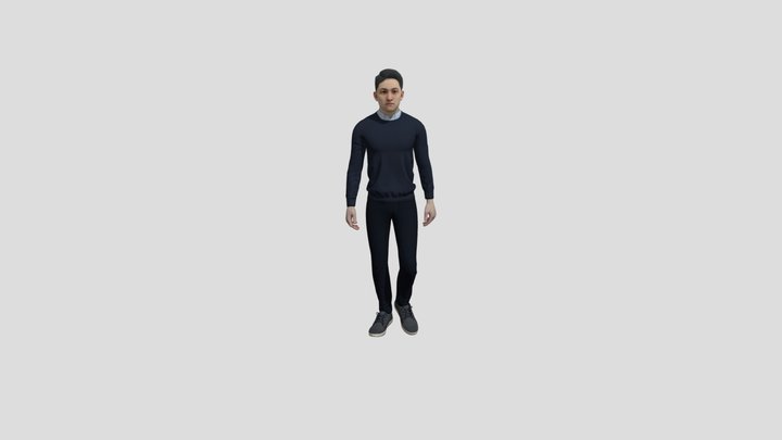 Daniel Standard Walk 3D Model