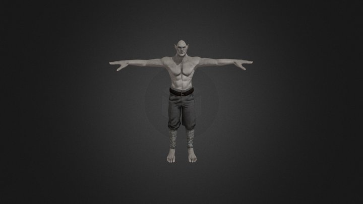 IWI Monster Character 02 3D Model