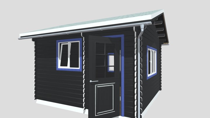 ЭКОДОРФ - Беседка "ЛАНДЫШЕВАЯ 3D Model