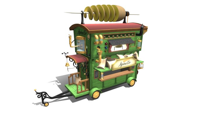 Cartoon kar 3D Model