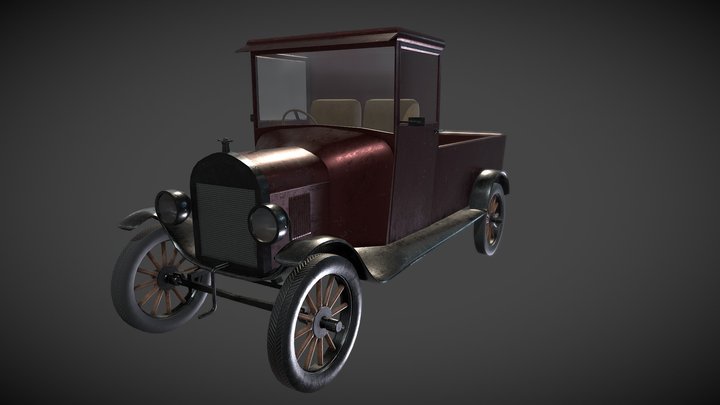 Ford Model T - Pickup 3D Model