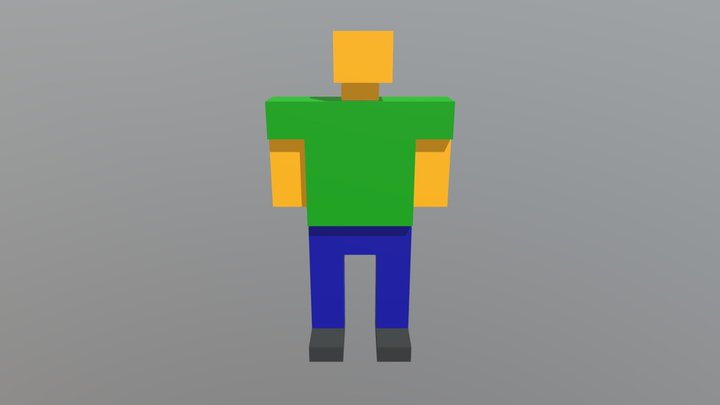 Lego Mann 3D Model