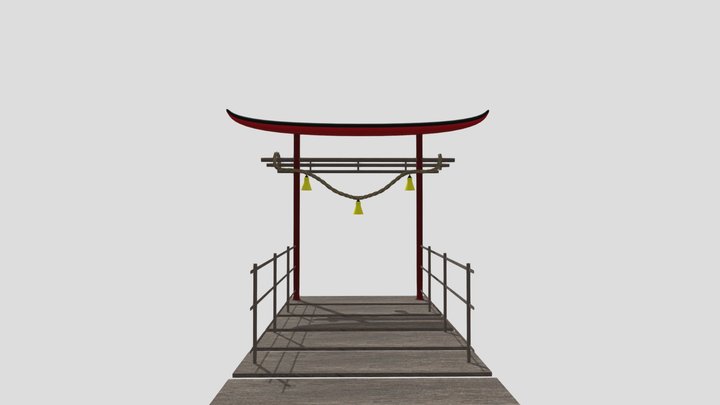 Tori gate 3D Model