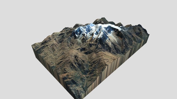 Illimani, La Paz, Bolivia 3D Model