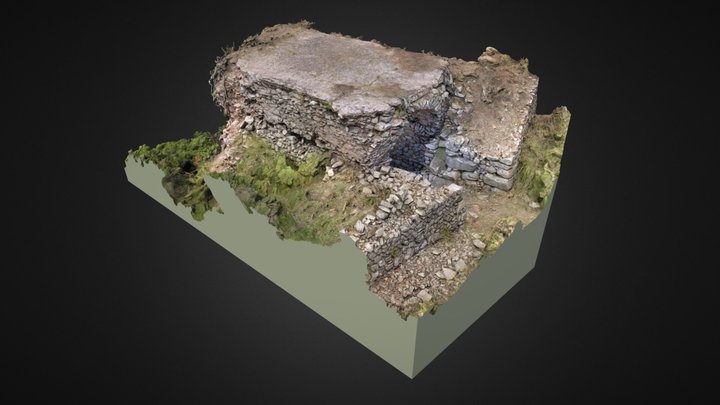 Casa d’armes del Castell de Santa Àgueda 3D Model