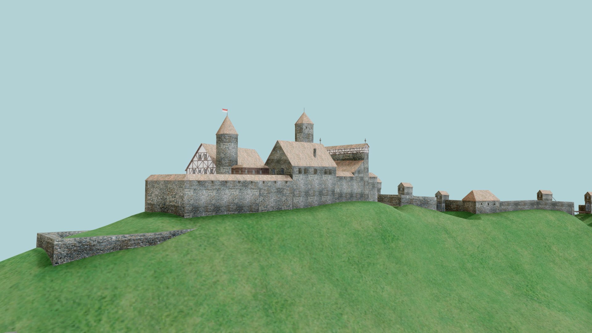 Burg Oberhohenberg - Download Free 3D model by Markus Siegmund ...