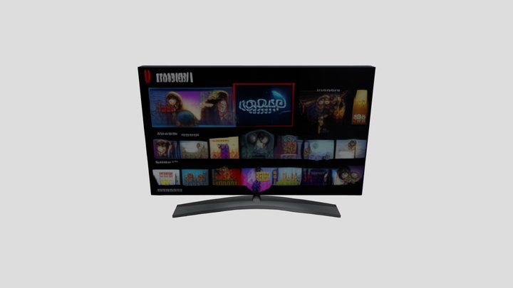 Television 3D Model