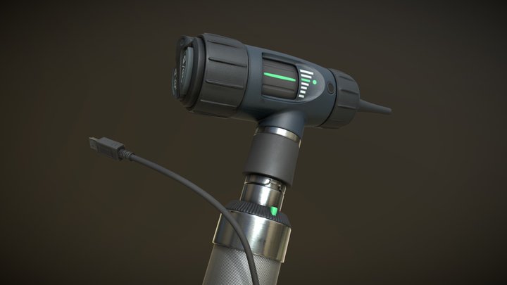 Otoscope 3D Model