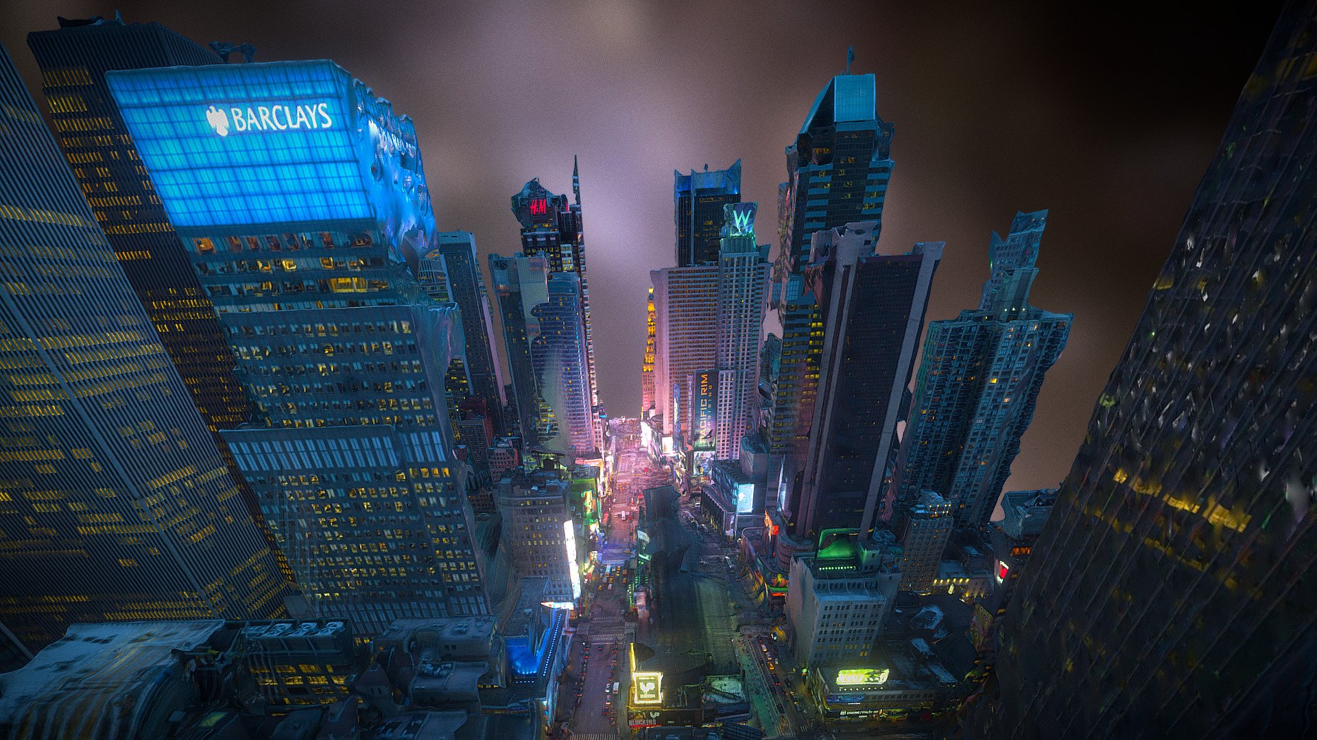 New York blvd. - 3D model by matousekfoto [ed0701b] - Sketchfab