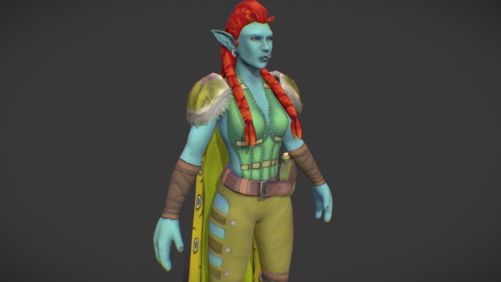 WoW Troll 3D Model