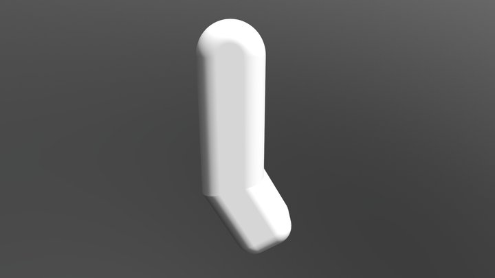 Right Lego Man Arm 3D Model