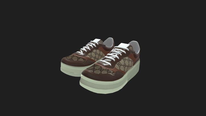 Gucci shoes 3D Model