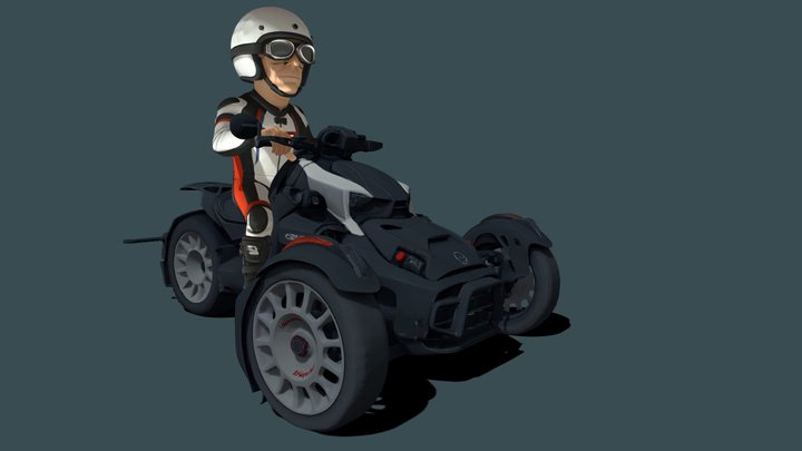 Medhi Kaman- Can-Am – Gratis 3D-model STL