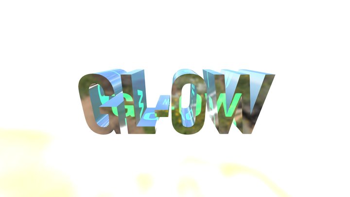 Gl-OW logo 3D Model