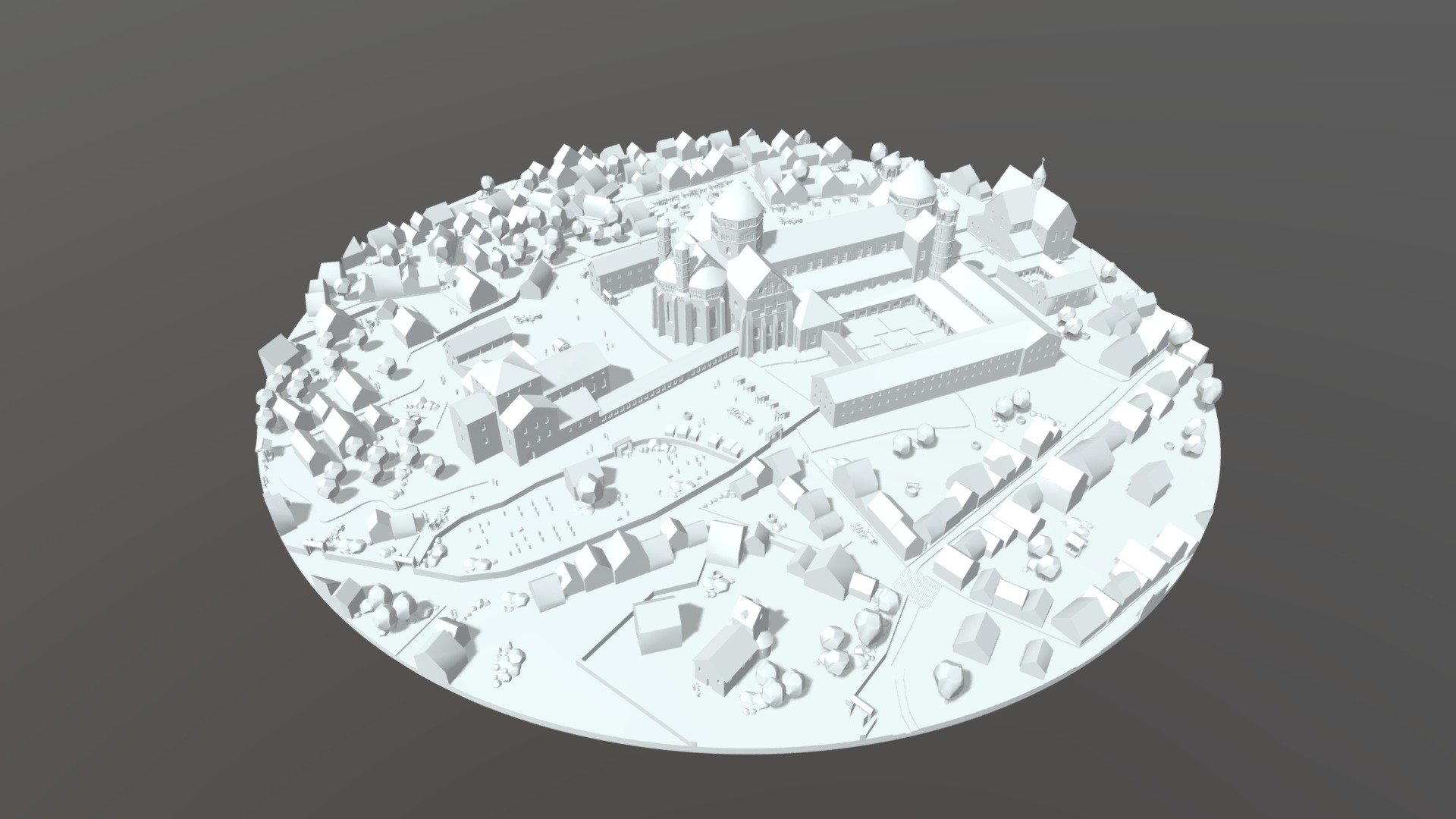 Dom area, c. 1200, 4. Version - 3D model by AI_MAINZ [ed095ee] - Sketchfab