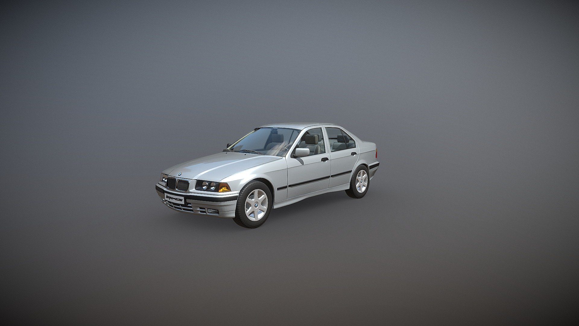 Bmw e36 3d модель