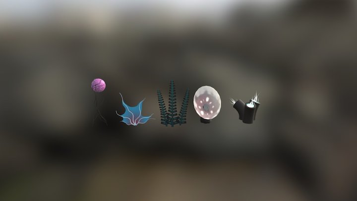 AlienPlants 3D Model