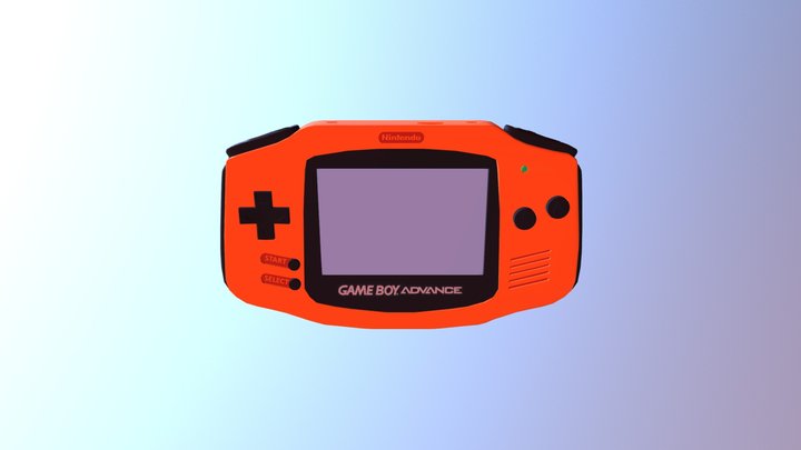 Game Boy Advance 3D Model