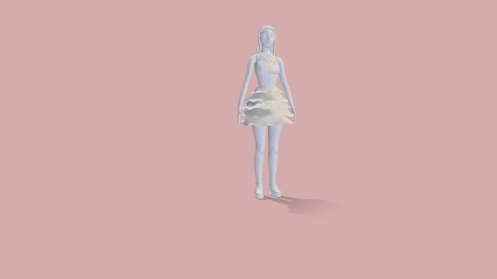 My first character model 3D Model