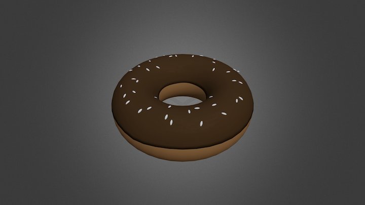 Doughnut 01 3D Model