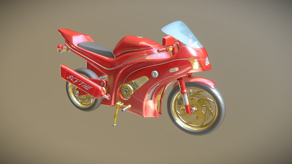 Motorcycle - 3D model by Tobias Schmid (@benkroft) [ed0f371] - Sketchfab