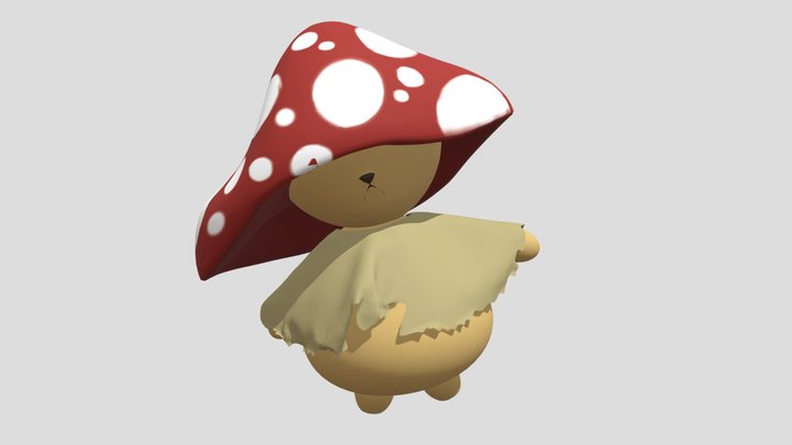 Marshal the Mushroom 3D Model