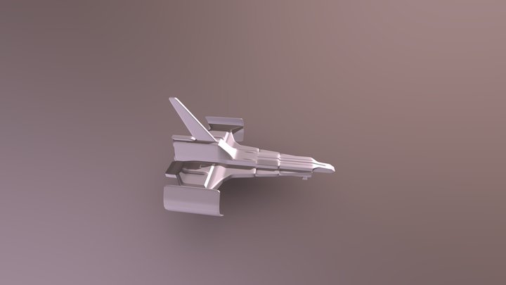 Spaceshipobj 3D Model
