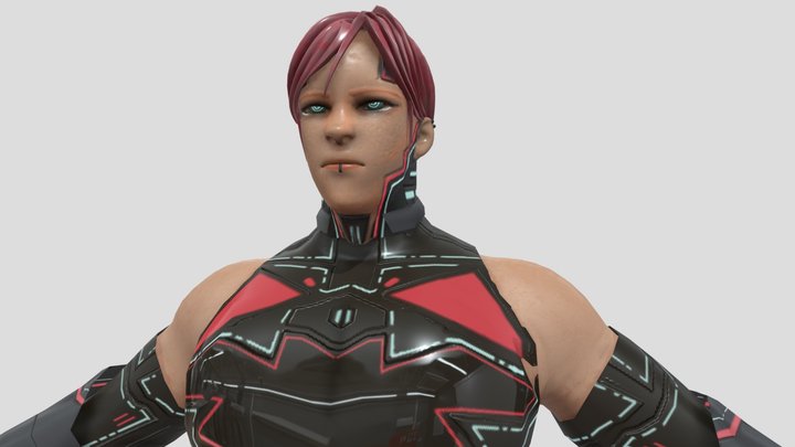 Cyborg 3D Model