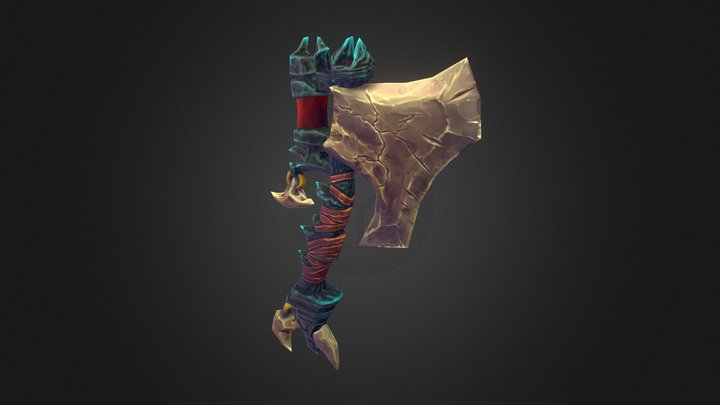 Bone Axe - Remake 3D Model