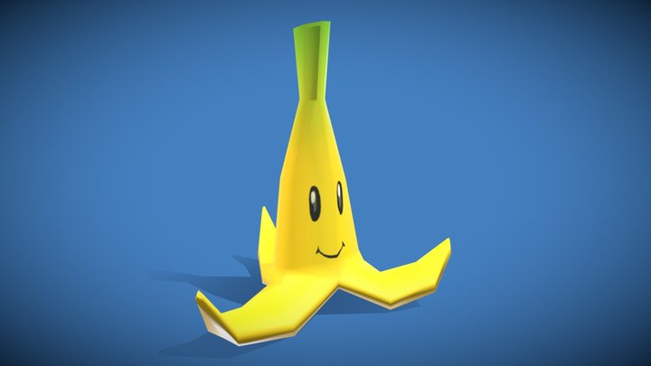 MarioBros Banana 3D Model