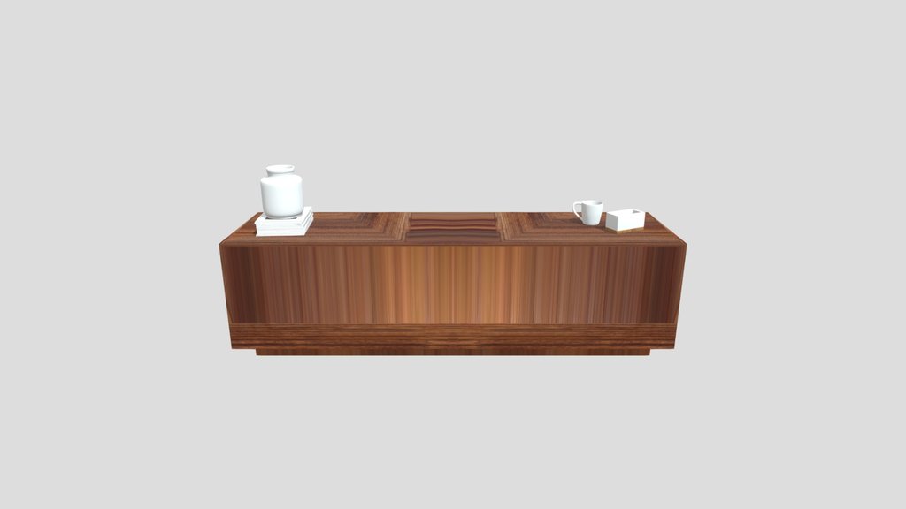 Vintage Varnished Tv Stand
