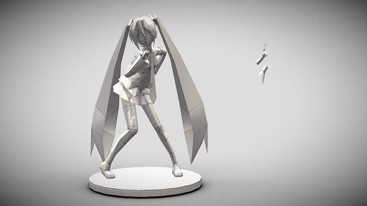 Hatsune Miku Unfold – Modello 3D gratuito STL