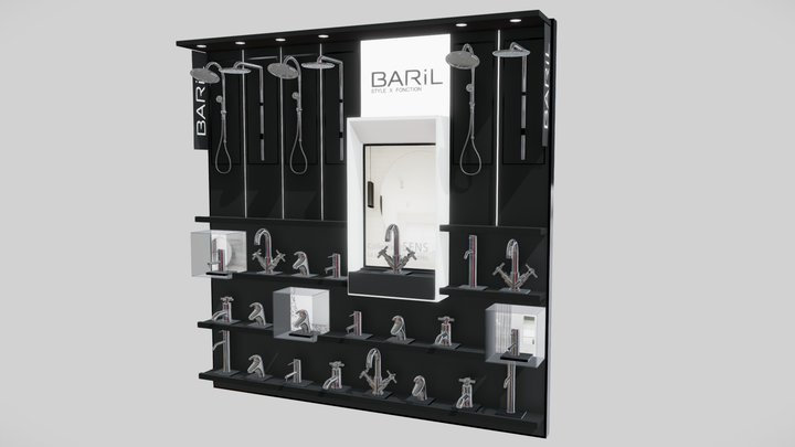 Baril Discovery Wall 3D Model