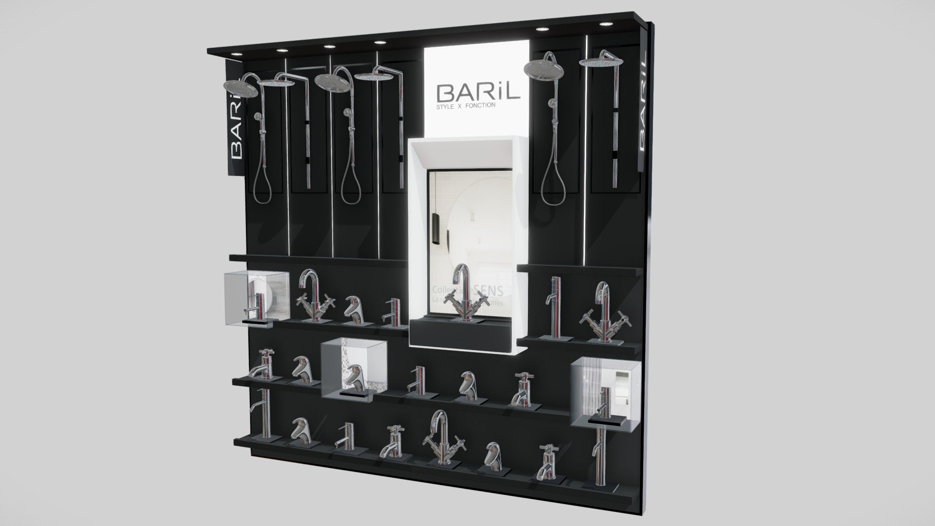 Baril Discovery Wall - 3D model by TUXcreativeco [ed1315d] - Sketchfab