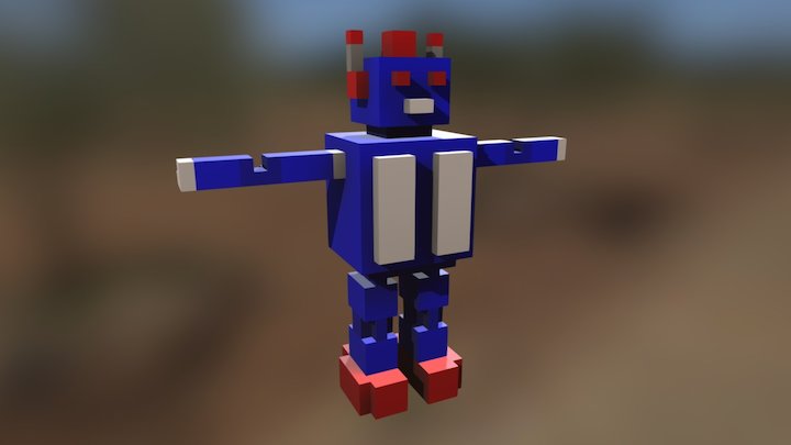 Robot low version 3D Model