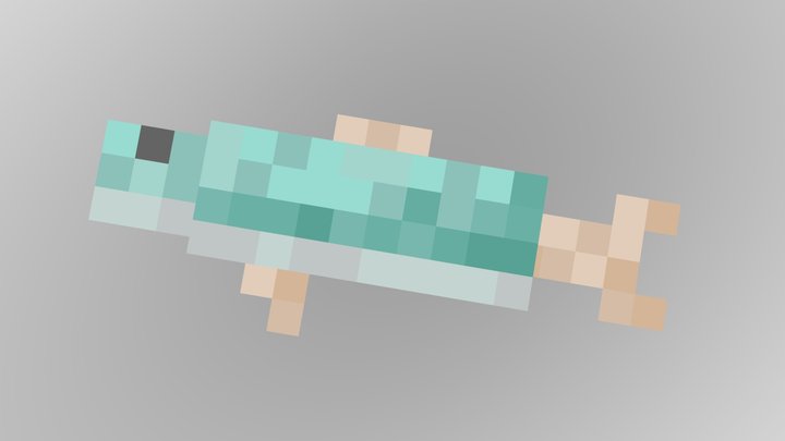 Low Poly Fish 3D Model