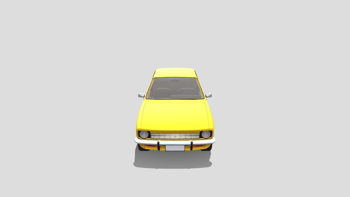 Chevrolet Chevette 76 (ready for mobile games) 3D Model