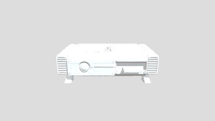 Retro Gundam Vídeo Game Console 3D Model