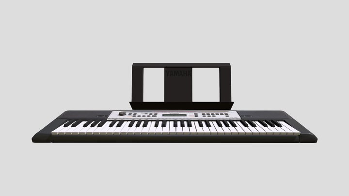 Yamaha Keyboard 3D Model