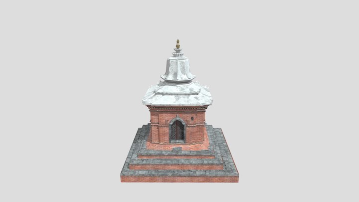 Hindu Temple A 3D Model