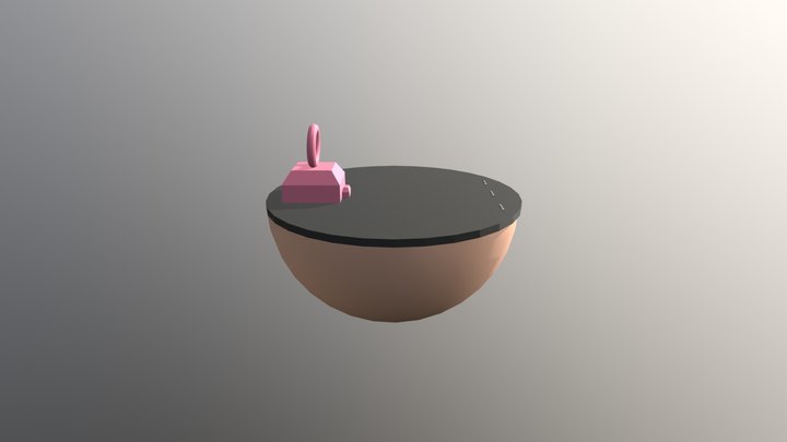 Donut Island 3D Model