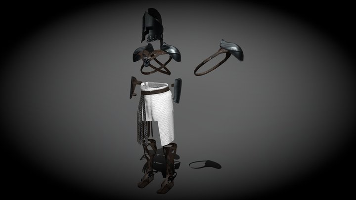 Spartan Armor 3D Model