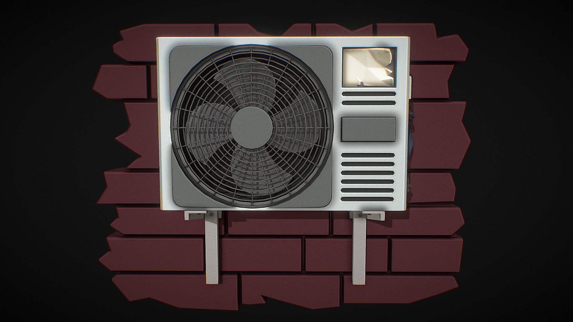 Air Conditioner - Download Free 3D model by Michael Frost (@michael ...