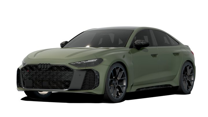 Audi RS5 Sedan 3D Model