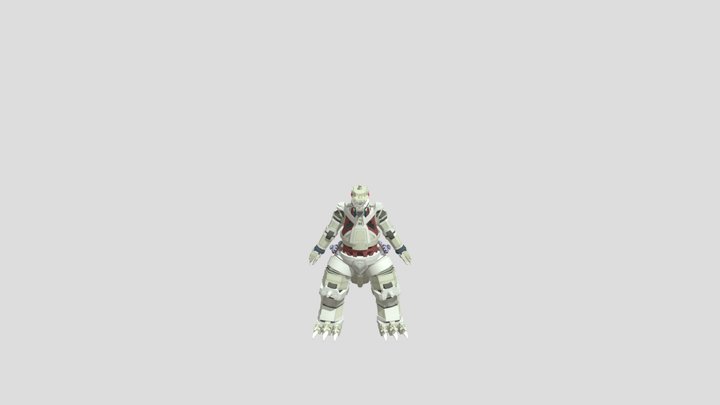 Robogodzilla (Mechagodzilla) singular point 3D Model