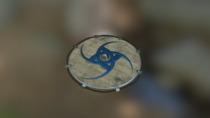 Viking Shield 3D Model