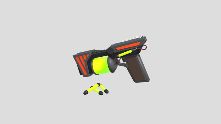 Unique Blaster 3D Model