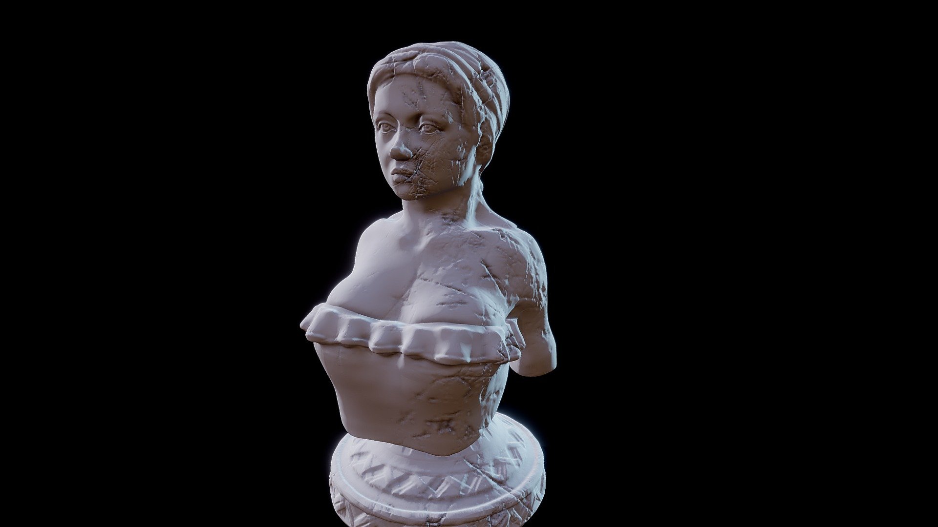 #SculptJanuary19 - Day18 - Damaged